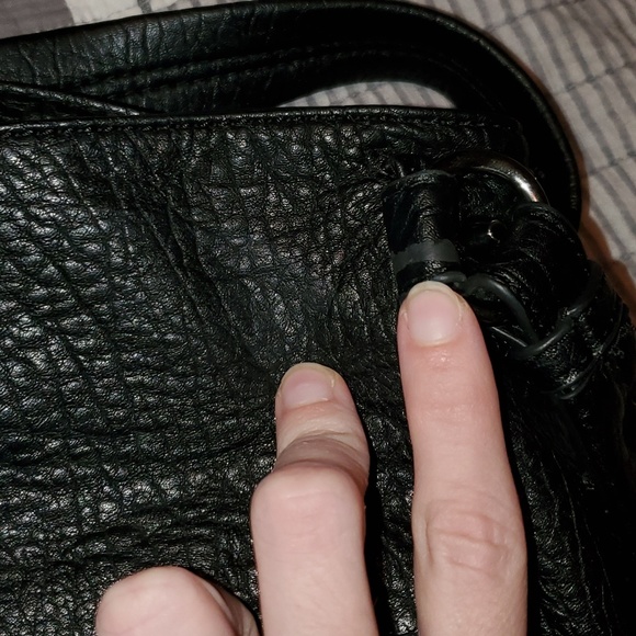 Jessica Simpson Shoulder Bag Chain Detail Black - Picture 7 of 12